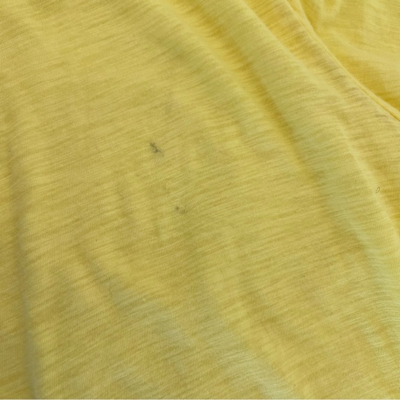 Anthropologie | t.la Women’s Yellow Flutter Ruffle Short Sleeve Top - Picture 10 of 13